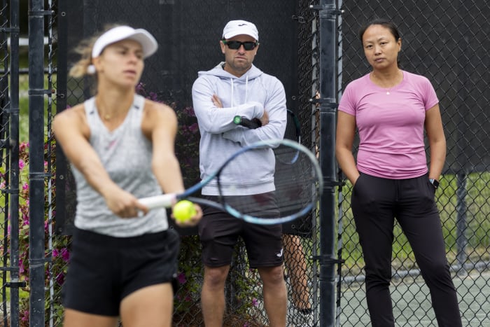 Andreescu out of Wimbledon after straight-set loss in 1st round