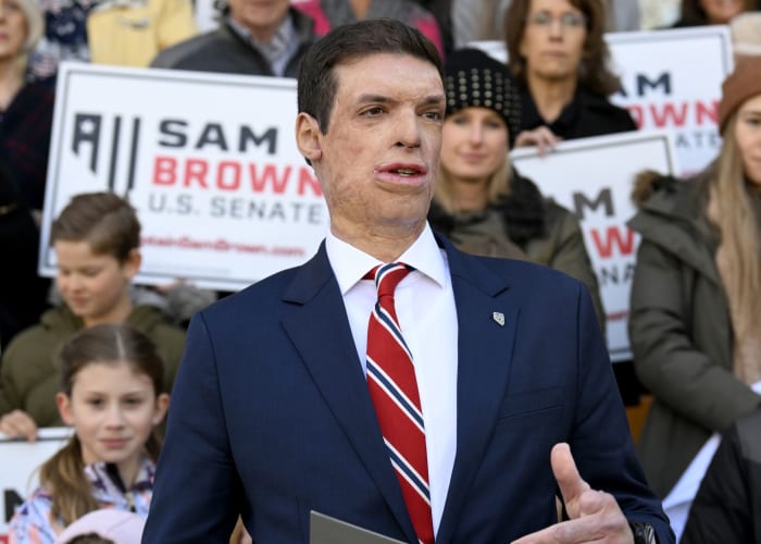 Trump backs Sam Brown in US Senate race, widening momentum gap in crowded Nevada GOP field