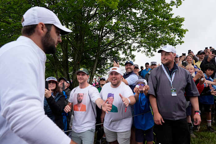Scottie Scheffler's craziest day at the PGA Championship Handcuffs