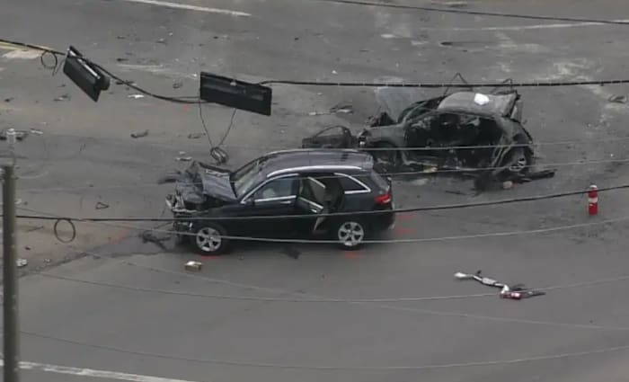 Picture of Major crash closes intersection at FM 359 and FM 723 in Fort Bend County