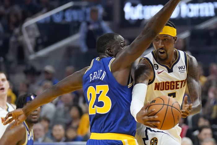 Kentavious Caldwell-Pope's surprising debut in Denver; Nuggets play safe  with Nikola Jokic's wrist, Denver Nuggets