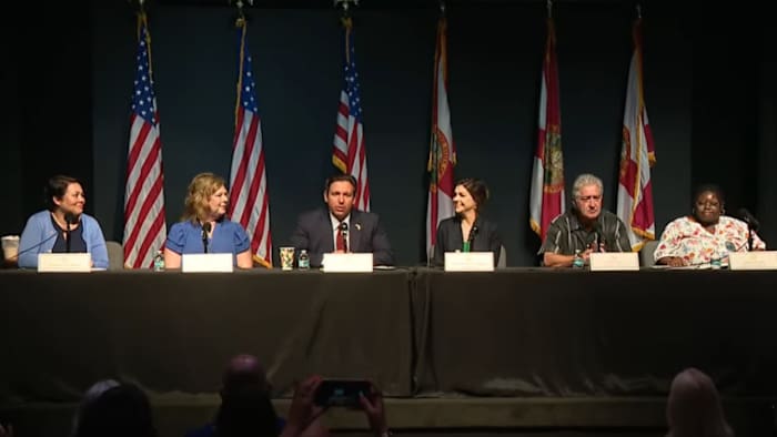 Gov. DeSantis, first lady hold Hope Florida roundtable at Brandon church
