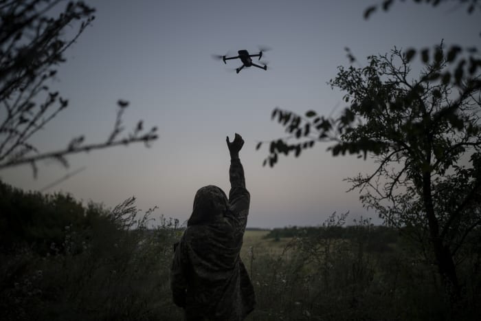 Ukraine is building an advanced army of drones. For now, pilots improvise with duct tape and bombs