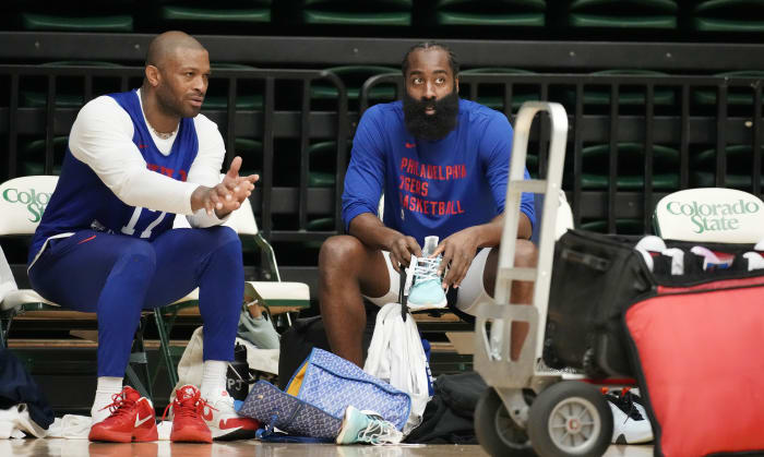 Sixers wrap up camp in Colorado with Harden situation still up in