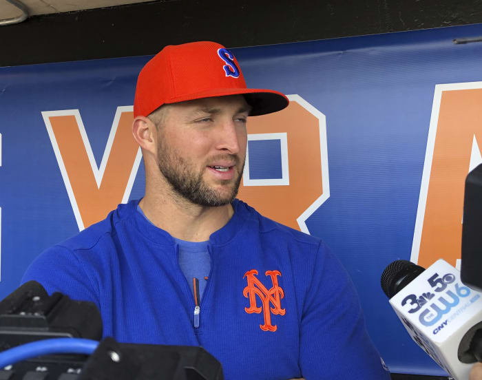 Tim Tebow added to New York Mets' spring training roster