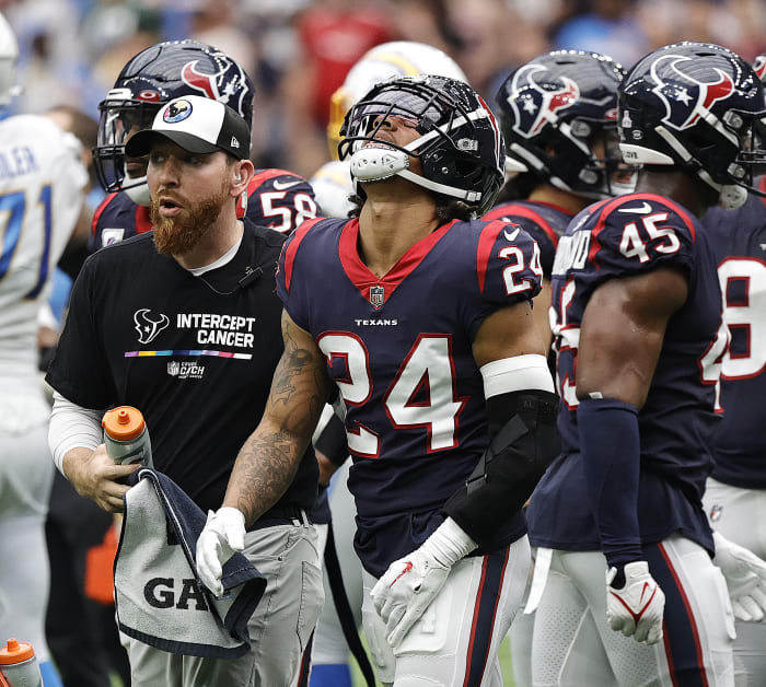 Texans rookie Derek Stingley Jr., sidelined with left arm injury