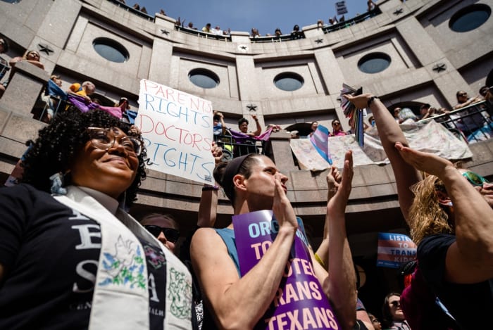 LGBTQ advocates rally at Texas Capitol as House prepares to debate ban on gender care for trans kids - Vimarsana News