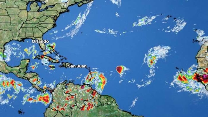 Tropical Depression Six forms in Atlantic Tropical Depression Six forms in Atlantic
