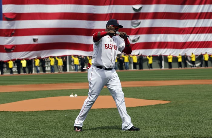 Red Sox unveil blue-and-yellow uniforms before Patriots' Day - The