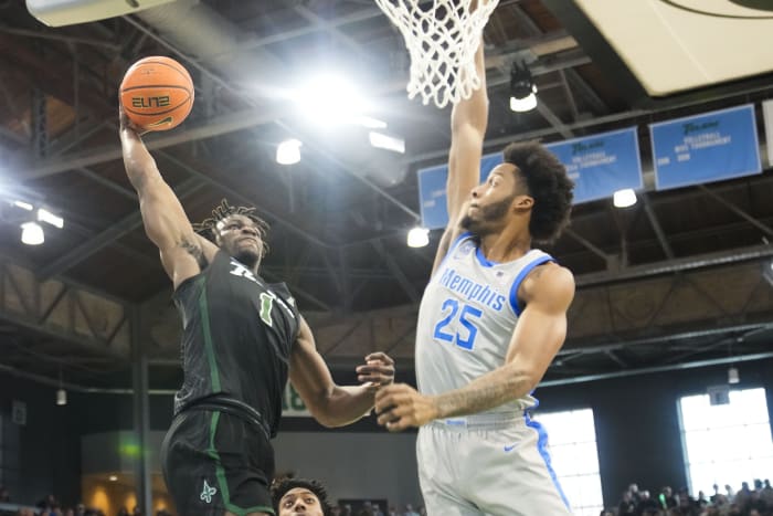 Sion James scores season-high 22 points, Tulane beats No. 10 Memphis 81-79