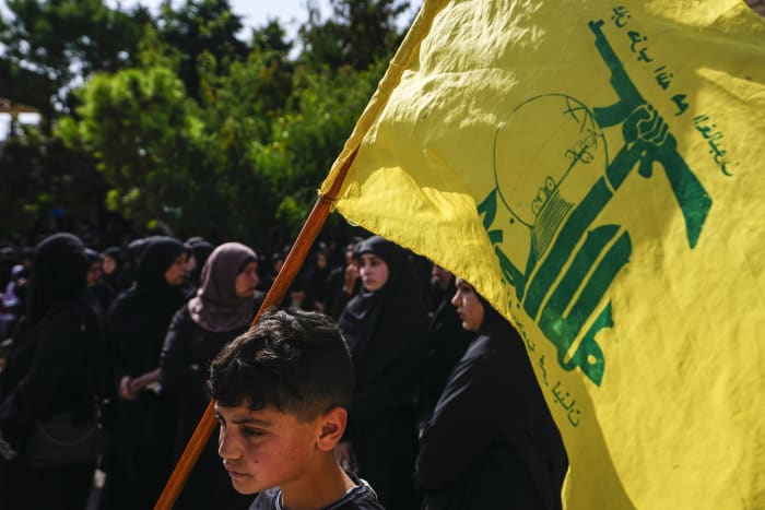 Lebanon's prime minister visits troops at the country's tense southern border with Israel