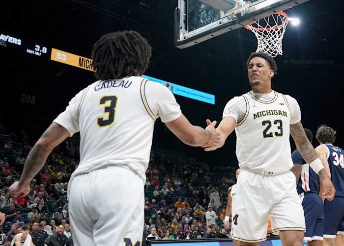 Michigan basketball stars Yaxel Lendeborg, Elliot Cadeau land SlamU cover ahead of Maryland matchup