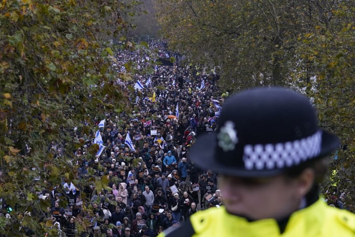 Former UK leader Boris Johnson joins thousands marching against antisemitism in London - Vimarsana News