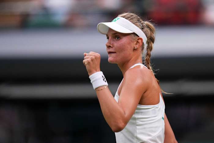 Coco Gauff is out in the first round of Wimbledon with a 7-6 (3), 6-1 loss to Dayana Yastremska