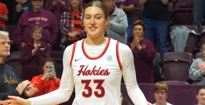 Kitley has double-double, defense dominates for No. 15 Virginia Tech women in 85-40 win over Radford