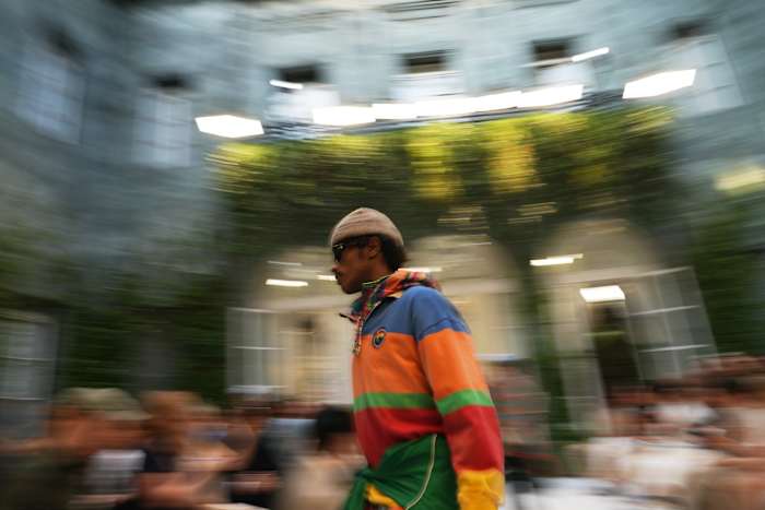Lewis Hamilton and Colman Domingo lead a star-studded front row at Ralph Lauren's Milan show