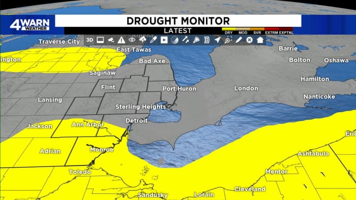 Abnormally dry conditions likely to expand over Southeast Michigan — here’s what to expect