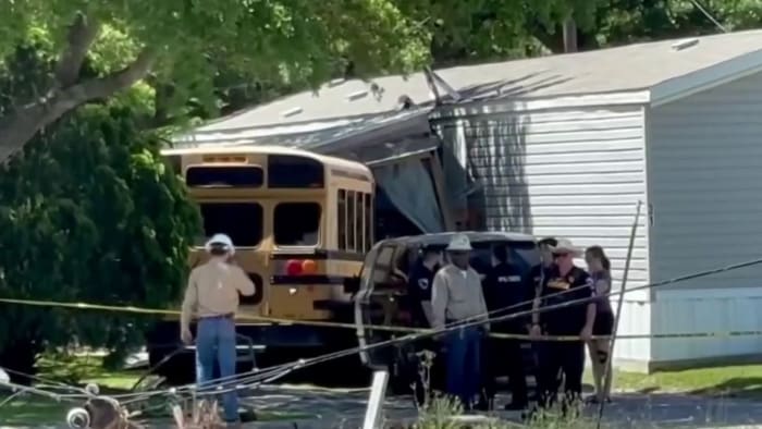 ‘I was getting nowhere:’ Homeowner turns to KPRC 2 after school bus hits home, insurance not helping