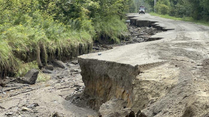 Vermont man evacuates neighbors during flooding, weeks after witnessing a driver get swept away