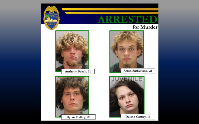 4 young people — 21, 21, 20, 16 — accused in murder of 30-year-old Jacksonville man - Vimarsana News
