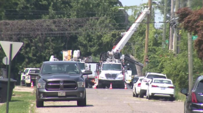 Thousands still without power as DTE tests failed cables in Detroit heat wave