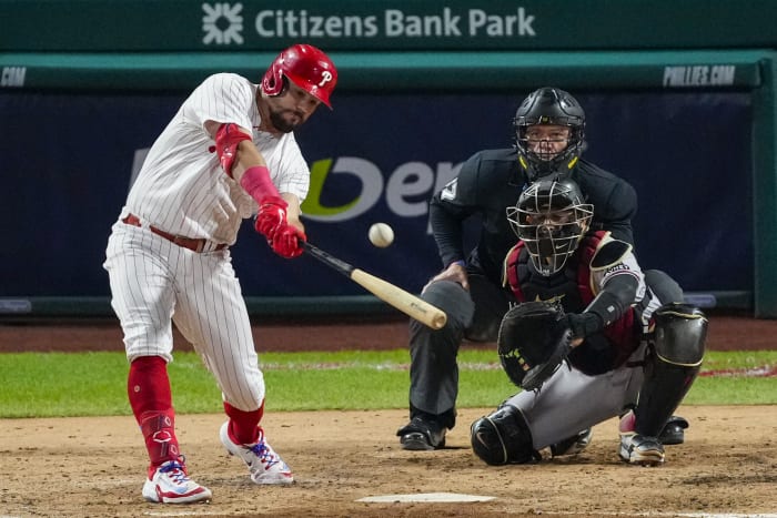 Schwarber HR, Segura, Phillies top Padres 4-2, lead NLCS 2-1