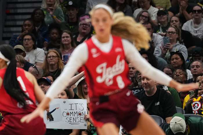 Image linked from the original feed: Sophie Cunningham says she's not concerned about being a distraction for the Fever