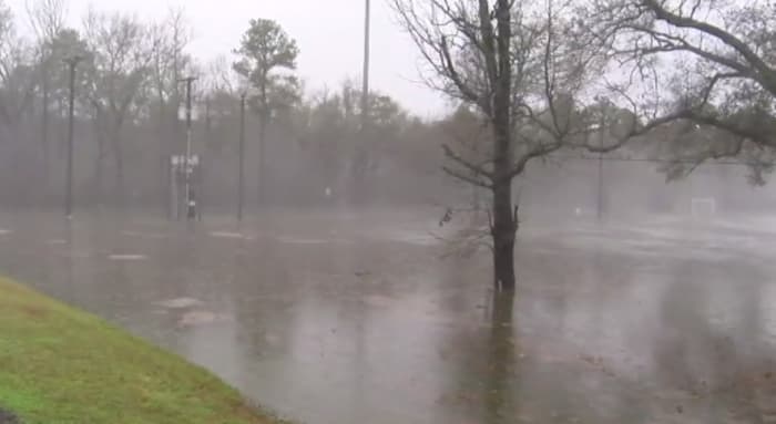 Highest rainfall totals across SE Texas