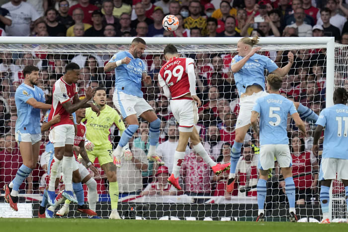 Declan Rice comes in as 2nd-half sub in Arsenal's 5-0 victory over