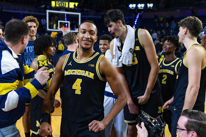 ‘We’re excited to beat Michigan State’: Michigan Basketball’s Nimari Burnett embraces pressure of rivalry
