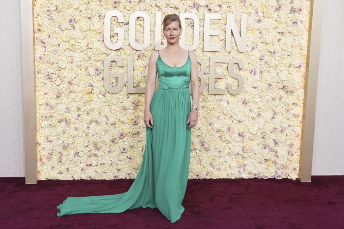 Golden Globes fashion: Colman Domingo honors Rustin, Sandra Hüller sweeps in wearing goddess green