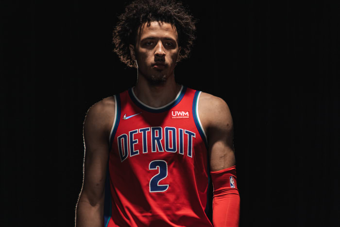 Detroit Pistons' new 2021-22 jersey features a hint of teal