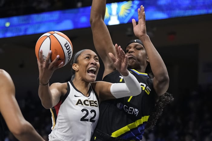 WNBA playoffs give Las Vegas Aces' A'ja Wilson chance to cement