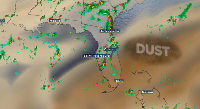 Dusty downpours likely across Central Florida. Here’s when
