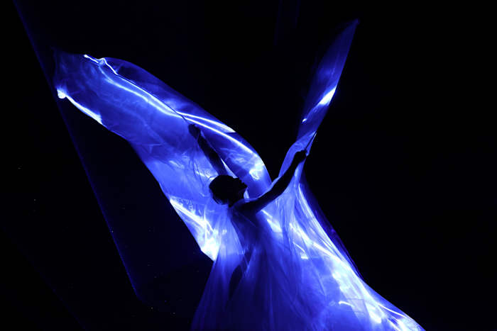 Iris Van Herpen Debuts 125 Million Bioluminescent Algae Dress Paris Couture