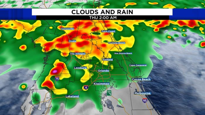 TIMELINE: Strong to severe storms possible
