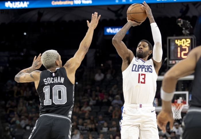 Paul George propels Kawhi Leonard-less Clippers past Jazz