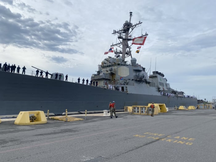 USS The Sullivans to deploy Tuesday morning