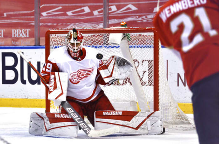 April 29, 2010; San Jose, CA, USA; Detroit Red Wings right wing Todd  Bertuzzi (44) against the San Jose Sharks during the second period of game  one of the western conference semifinals