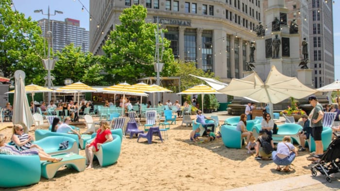 Festival at Campus Martius Park celebrates 2024 NFL Draft 