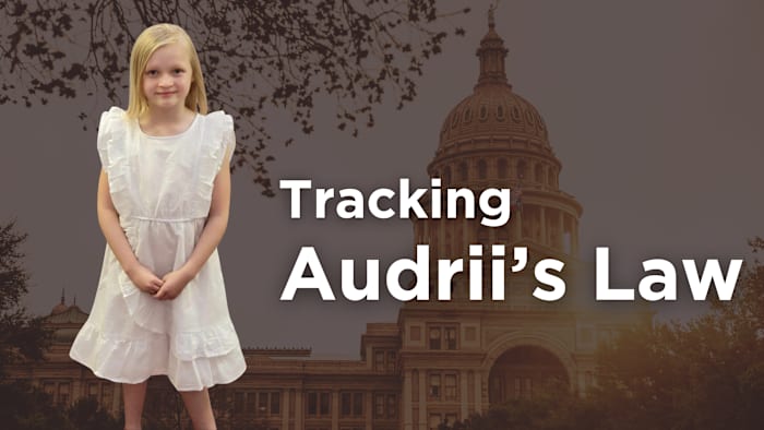 Texas Senate to hear ‘Audrii’s Law’ in Austin Tuesday as bill moves to become law Texas Senate to hear ‘Audrii’s Law’ in Austin Tuesday as bill moves to become law
