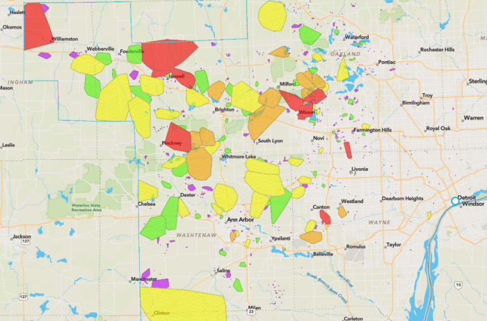 SE Michigan power outages: More than 180K in the dark due to storms