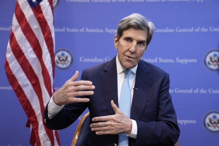 Climate envoy Kerry: No rolling back clean energy transition