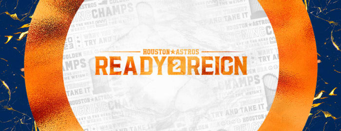 World Series champion Astros 'Ready2Reign' as they take on White