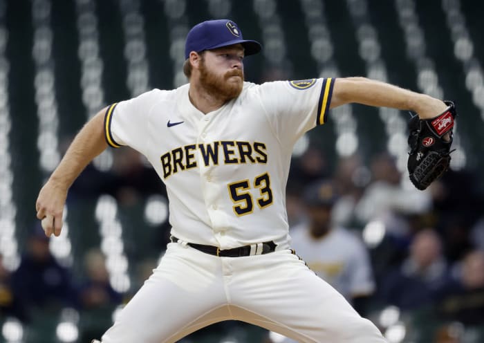 Gallen ties scoreless start record as Arizona stops Brewers