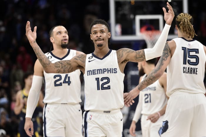 Ja Morant scores 49 points, Grizzlies beat Rockets 129-122