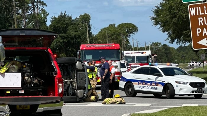 TRAFFIC ALERT: Port Orange crash shuts down intersection near elementary school, police say
