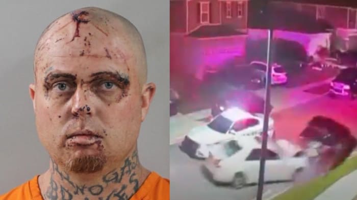 WILD VIDEO: Couple accused in car burglaries crashes while fleeing Florida deputies