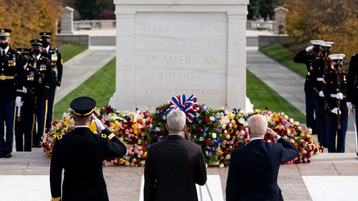 President Biden honors Veterans in 70th annual observance at Arlington National Cemetery
