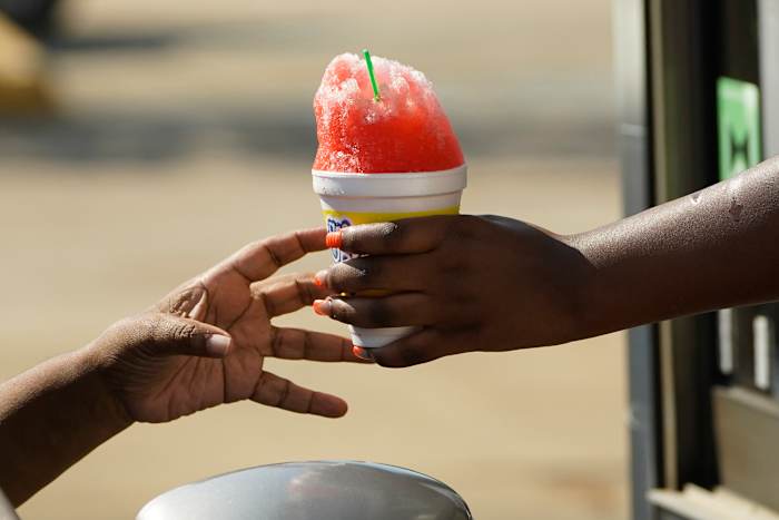 Image linked from the original feed: Beat the back-to-school heat: Harris County Precinct 4 serving up free snow cones on Monday